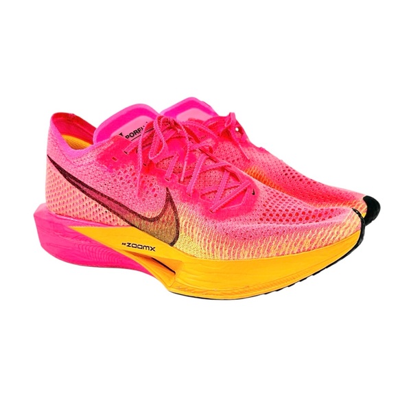 Nike ZoomX Vaporfly 3 in Hyper Pink Laser Orange Running Shoes Trainers Sneakers